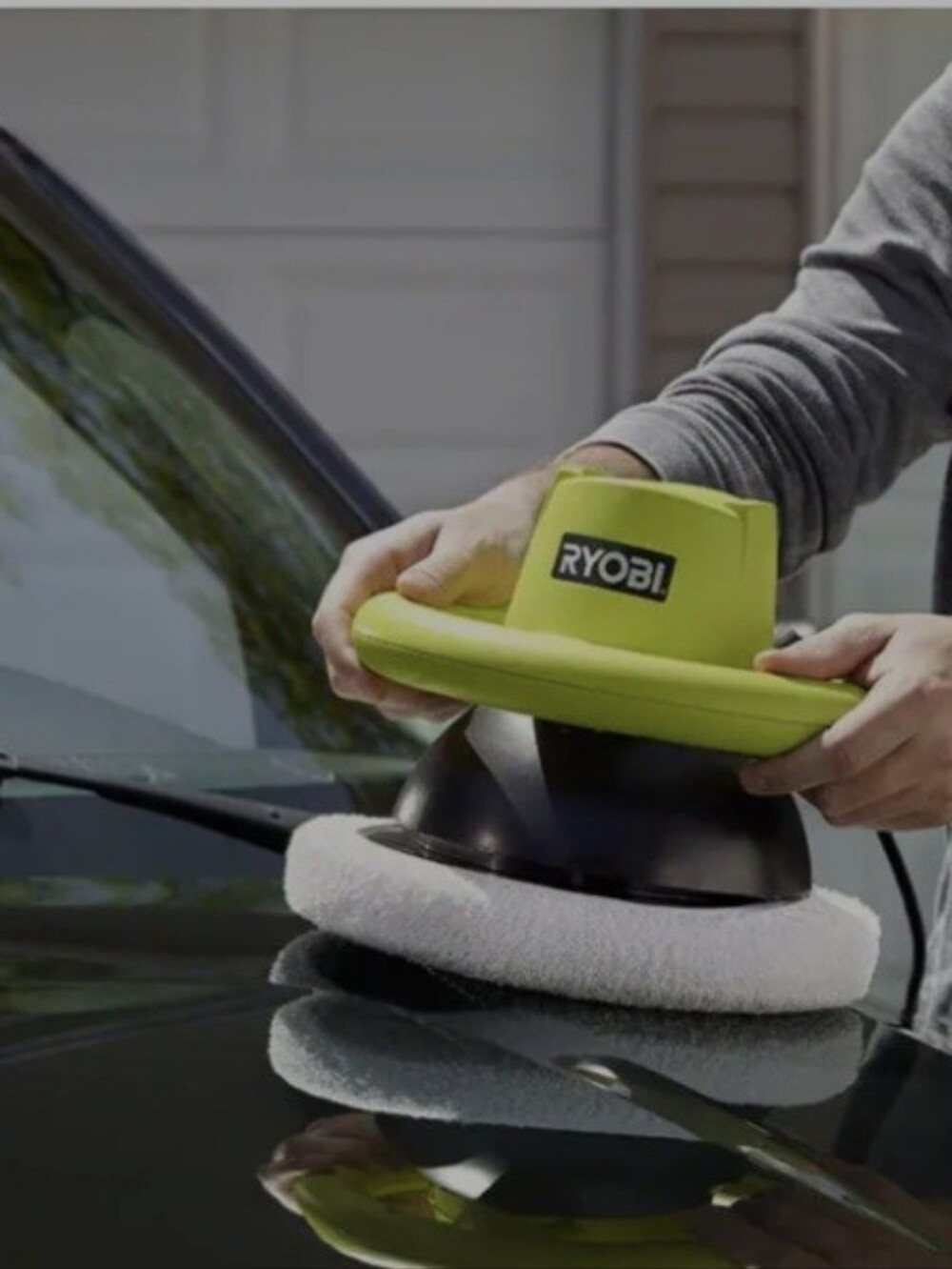 RYOBI 0.75 Amp Corded 10 in. Orbital BUFFER POLISHER Power Tool